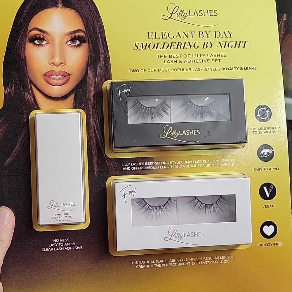 Lilly Lashes Bold Black Lash Collection New